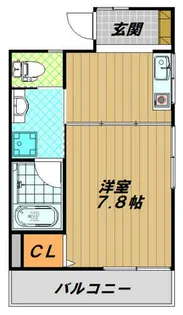 コートフジ【2階】の間取り