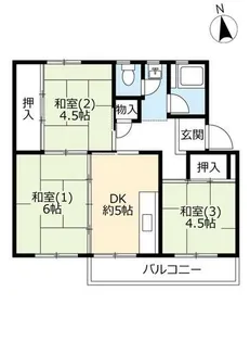 UR春木【0110204号室】の間取り
