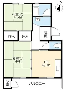 UR有野【B370402号室】の間取り