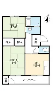 UR有野【B370402号室】の間取り
