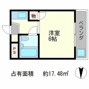 ロイヤルハウス高野【1階】の間取り