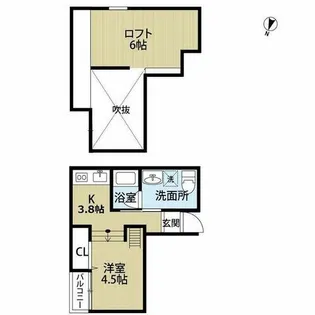 エクル海運町【1階】の間取り