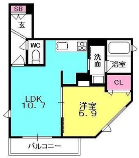 Shamaison 華【301号室】の間取り