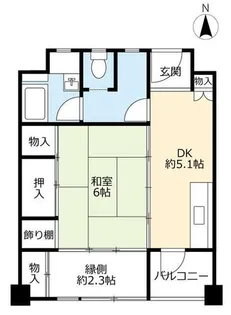 UR新豊里【0080527号室】の間取り