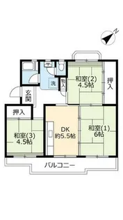 UR泉南尾崎【0200502号室】の間取り