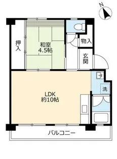 UR多聞台【C100506号室】の間取り