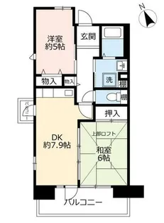 UR浜甲子園さくら街【0131305号室】の間取り