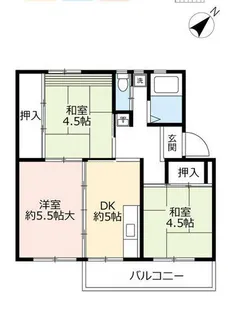 UR藤山台【3270106号室】の間取り