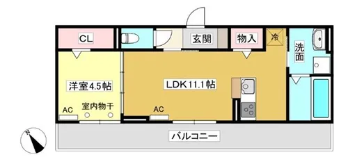 ALIVIO【3階】の間取り