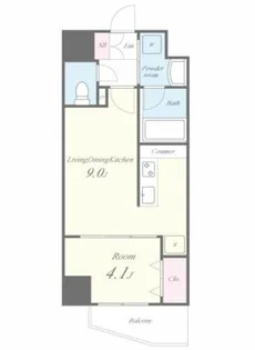 グランディア大阪ノース【3階】の間取り