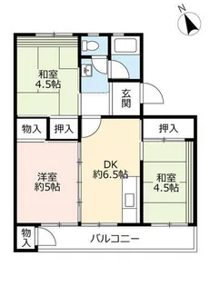 UR豊明【0530408号室】の間取り