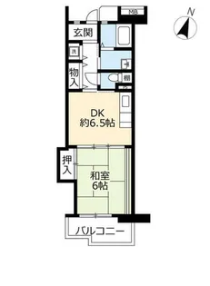 URアーバンラフレ鳴海【0040407号室】の間取り