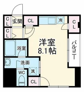 コンフォール南森町【12階】の間取り