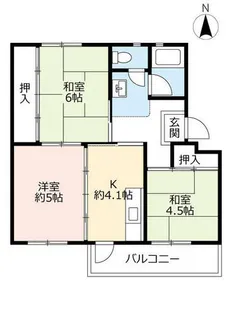 UR豊明【0070407号室】の間取り
