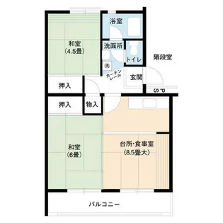 UR尾上【0070407号室】の間取り