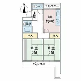 サンファミリア元宮【2階】の間取り