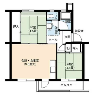 UR藤山台【1110505号室】の間取り