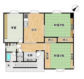 JGS緑丘マンション別館【3階】の間取り