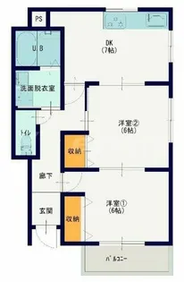 fit.六万寺【1階】の間取り