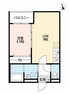 エストレヤ舞子【2階】の間取り