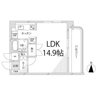 キャッスルコート安室【3階】の間取り