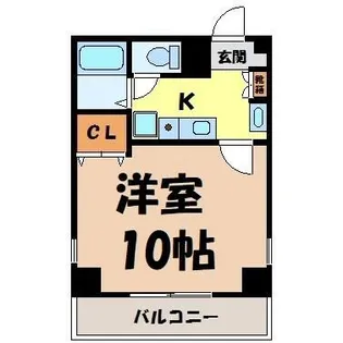 第6メゾン吾妻【2階】の間取り