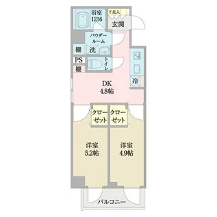 WESTIN柴田【0205号室】の間取り