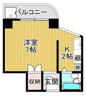 メゾン住吉弐番館【6階】の間取り