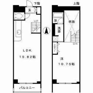 レジディア東桜Ⅱ【4階】の間取り