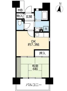 URサンラフレ明石【0150201号室】の間取り