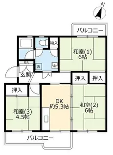 UR光明台【0150501号室】の間取り