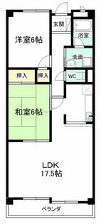 グランデージ【102号室】の間取り