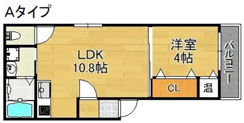 ベストワン清水丘【2階】の間取り