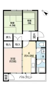 UR小栗栖北【0300301号室】の間取り