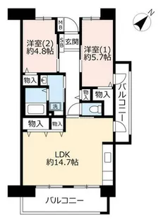 URルゼフィール武庫川第2五番街【0000904号室】の間取り