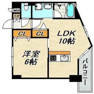 プリオーレ神戸大開通【5階】の間取り