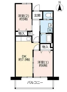 URシャレール東豊中【0180603号室】の間取り