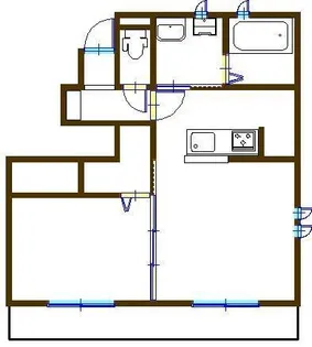 ジュナス【101号室】の間取り