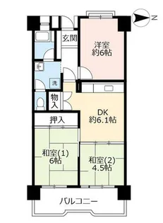 URポートアイランド【0540205号室】の間取り