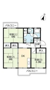 UR光明台【0190401号室】の間取り