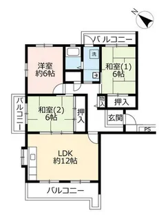 UR奈良青山【0110404号室】の間取り