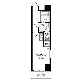 テイビービル【206号室】の間取り