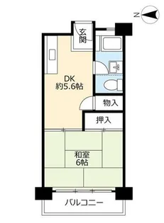 UR高倉台【0020302号室】の間取り