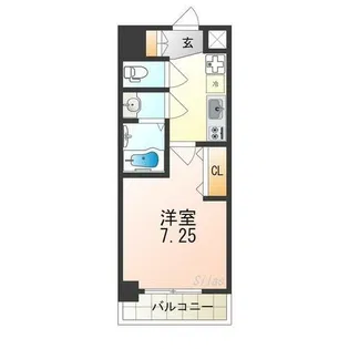 Luxeなかもず【2階】の間取り