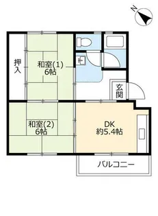 UR泉南一丘【0350302号室】の間取り