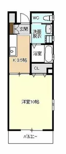 コンソラーレ中野【1階】の間取り