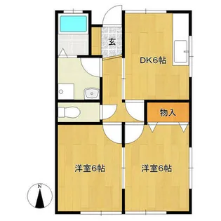 YKヒル【1階】の間取り