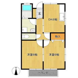 YKヒル【2階】の間取り