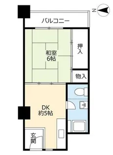 UR新豊里【0010811号室】の間取り