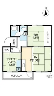 UR桜丘【0060405号室】の間取り
